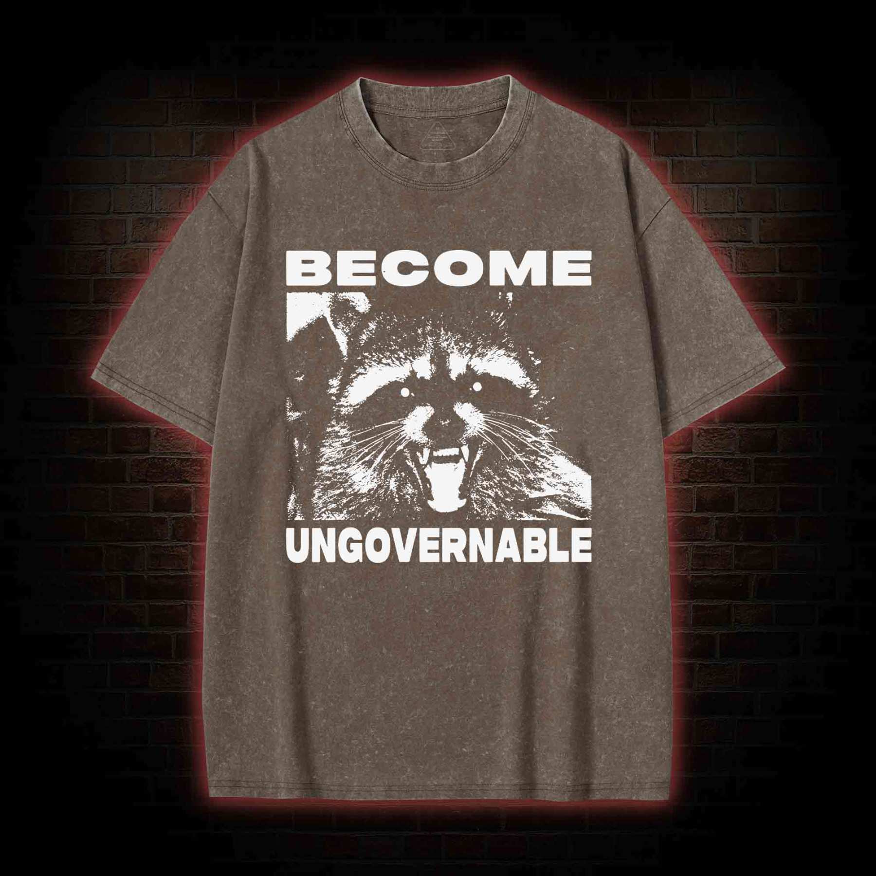 Become Ungovernable Washed T-shirt