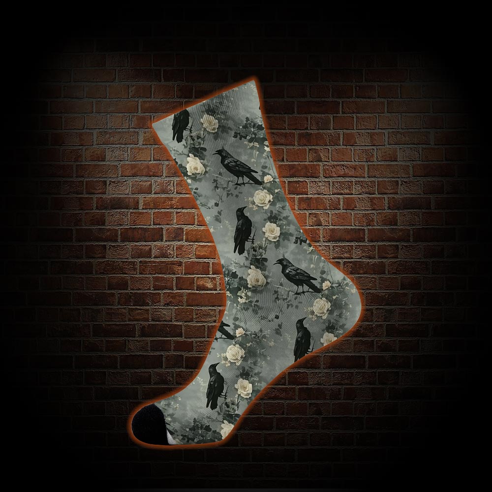 Raven's Requiem Socks