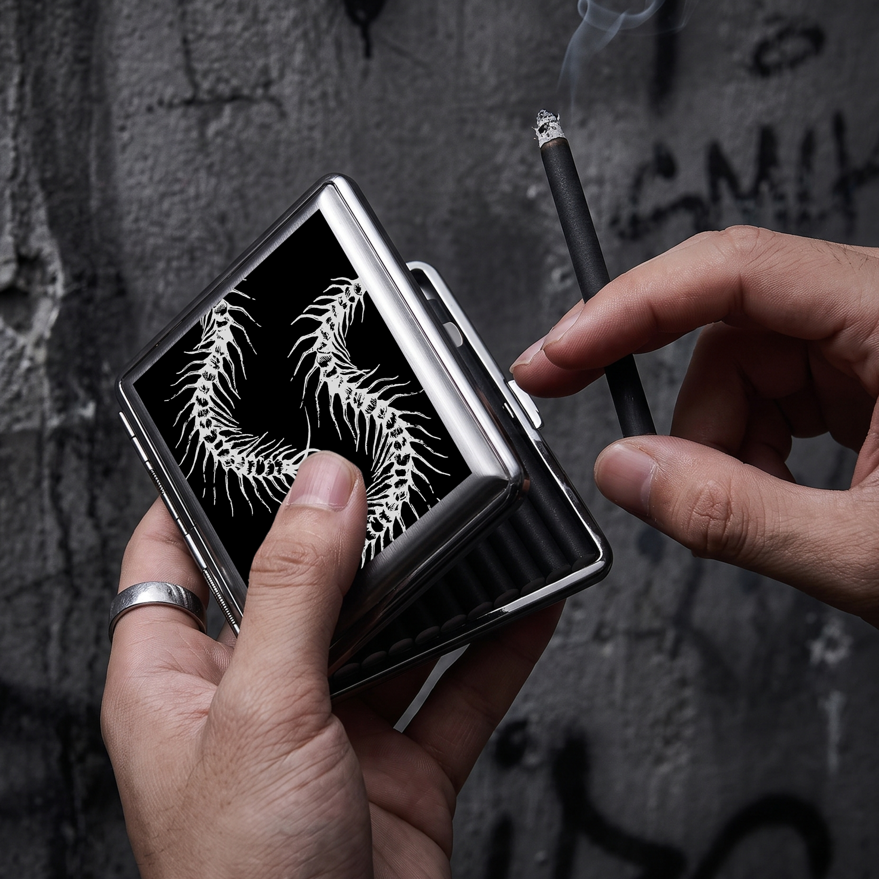Night Crawlers Compressed Cigarette Box