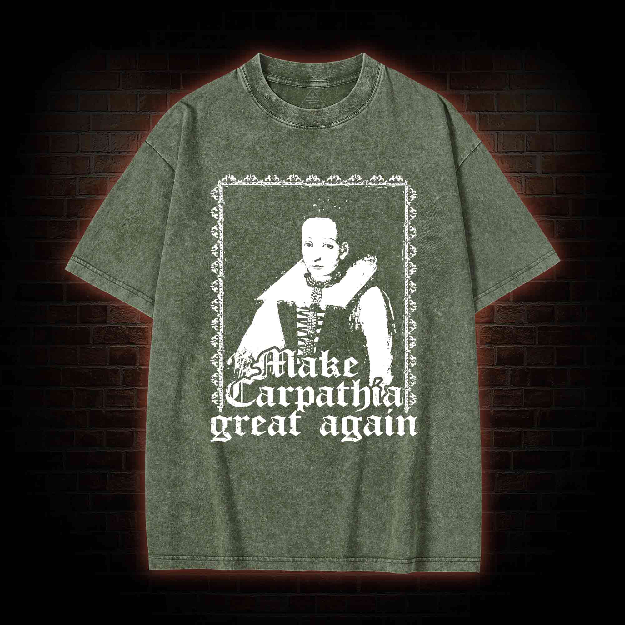 Make Carpathia Great Again Washed T-shirt