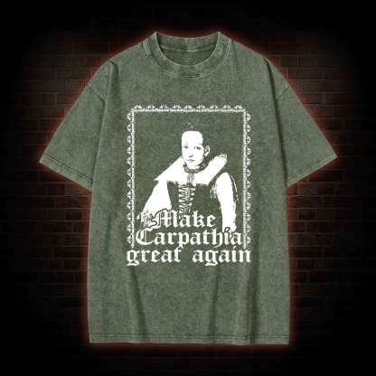 Make Carpathia Great Again Washed T-shirt