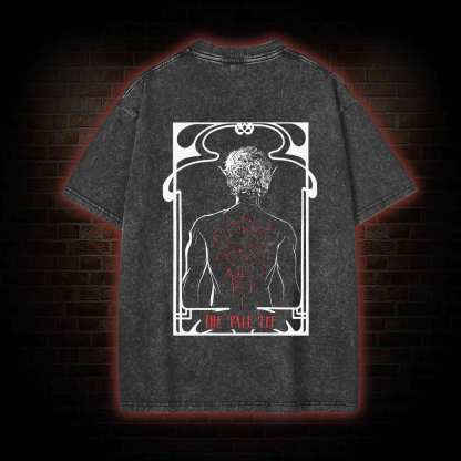 The Pale Elf Back Print Washed T-shirt