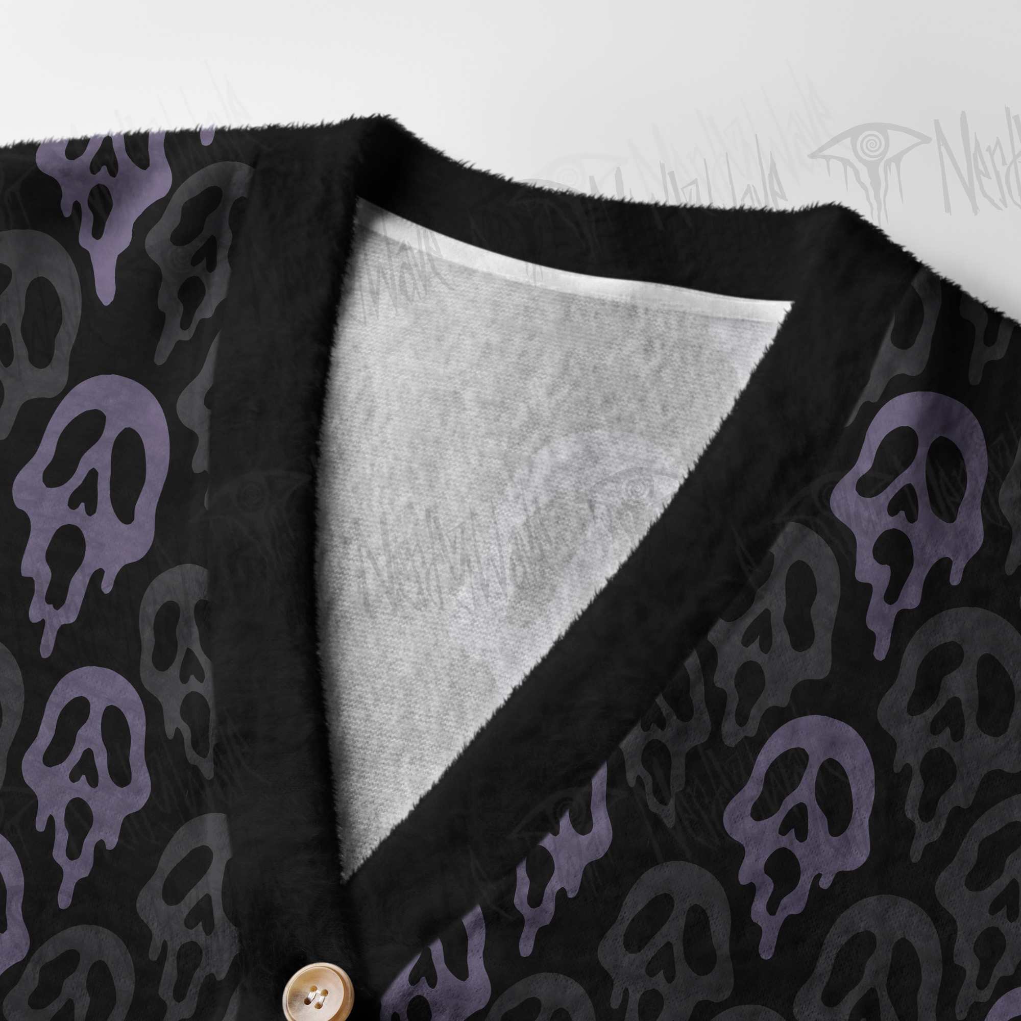 Melting Scream Women's Cardigan Sweater