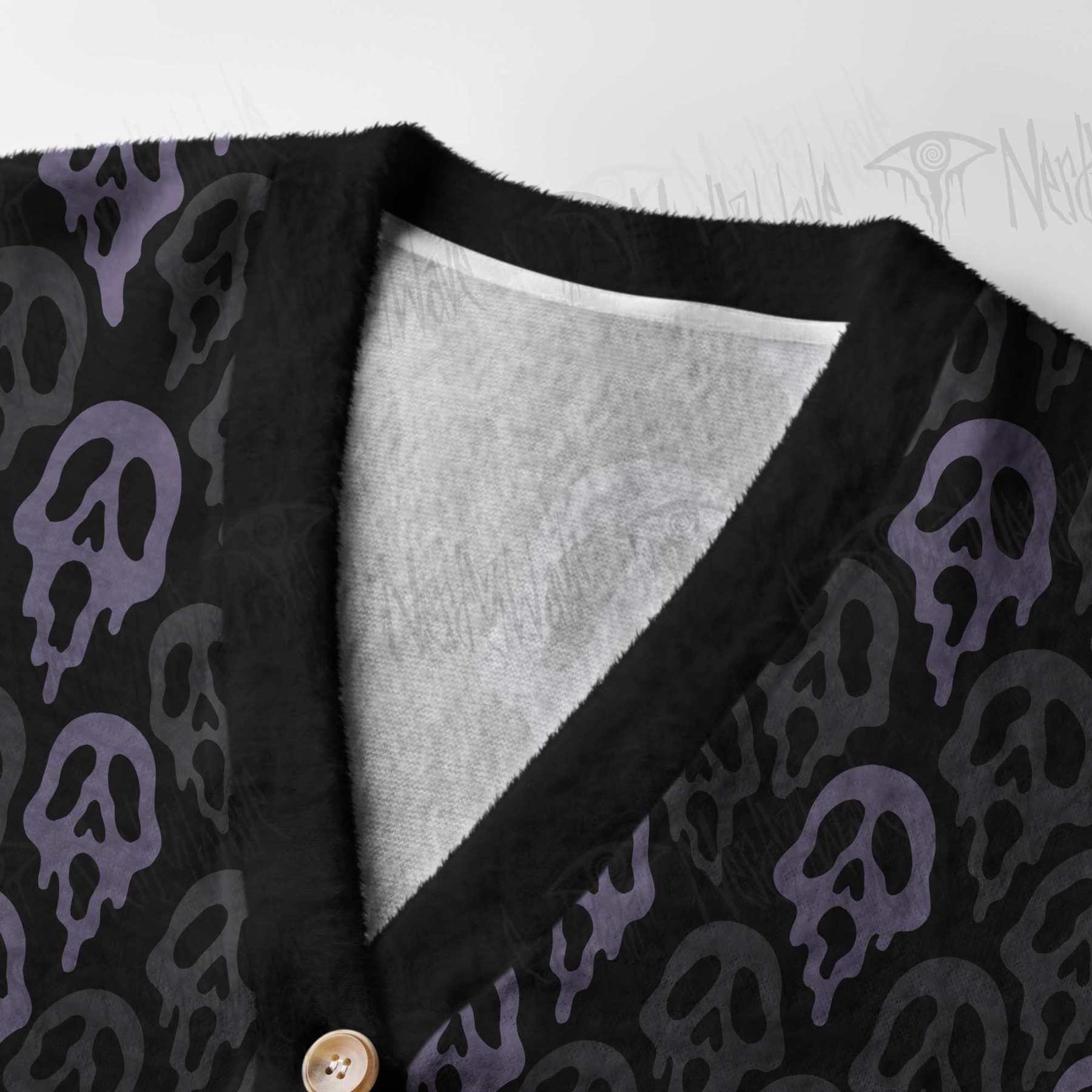 Melting Scream Women's Cardigan Sweater
