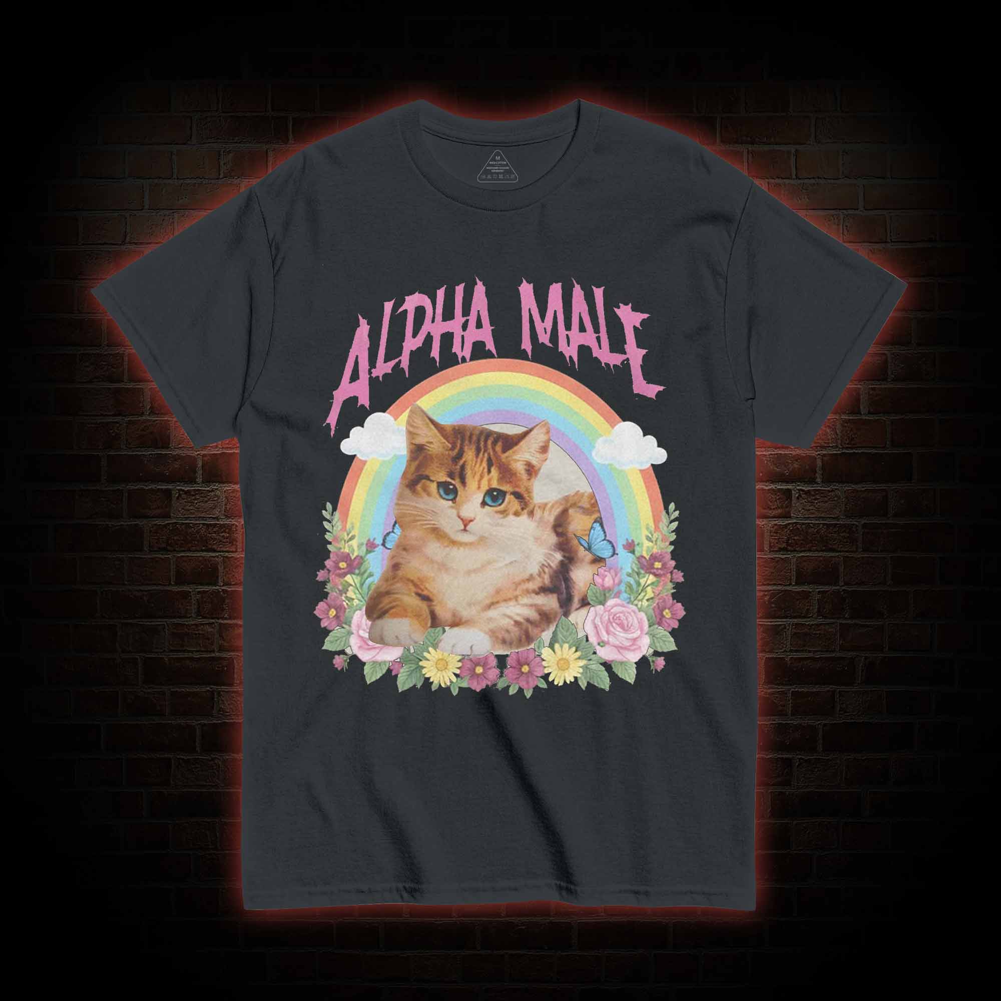 Alpha Male Funny Kitten T-shirt