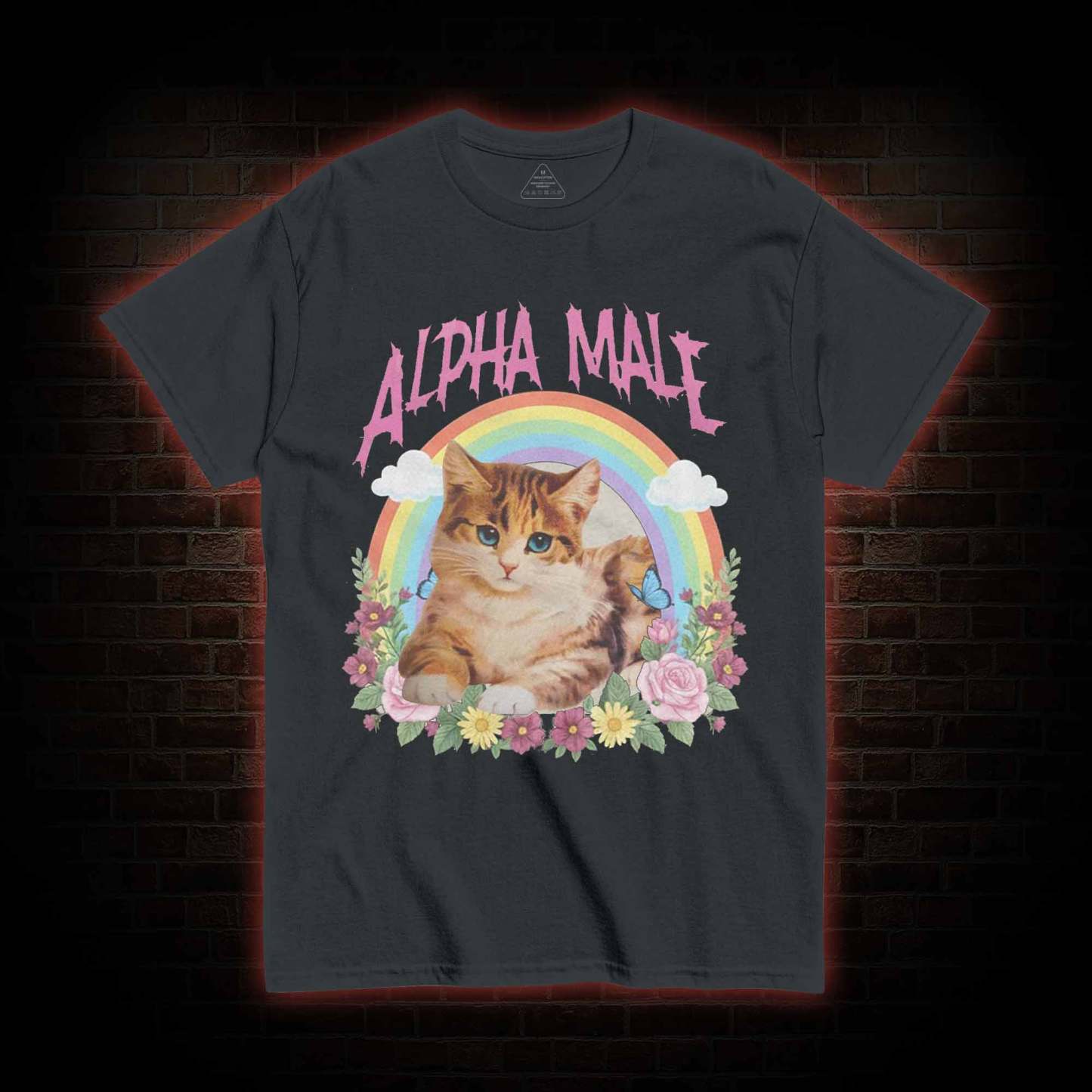 Alpha Male Funny Kitten T-shirt