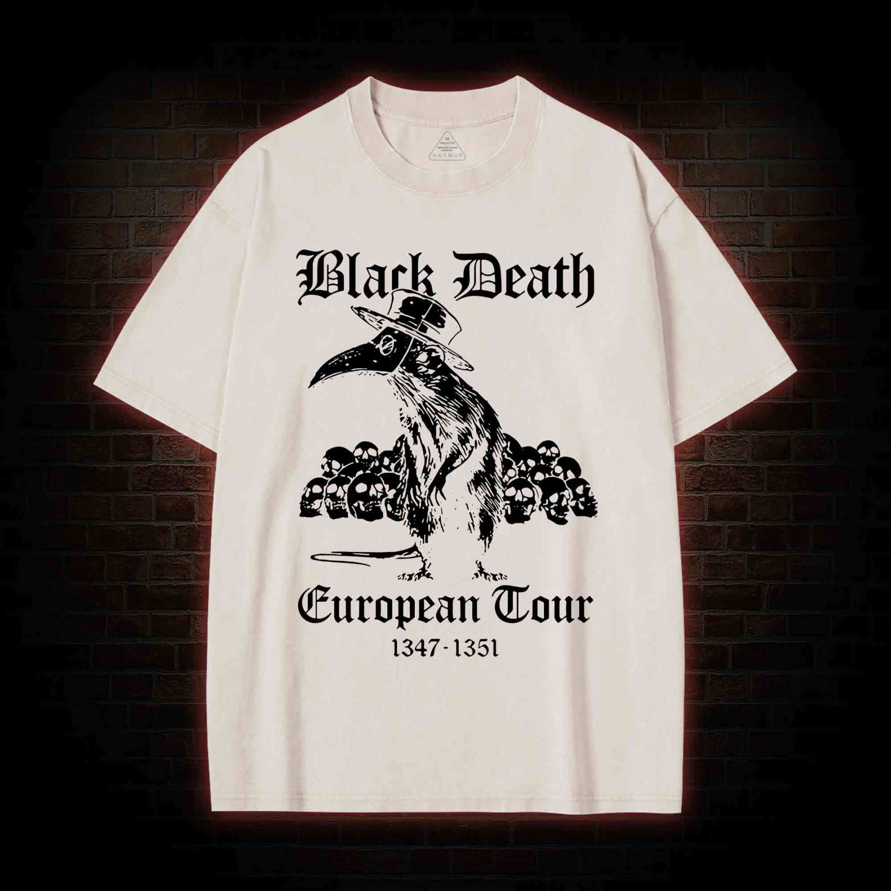 Black Death Washed T-shirt