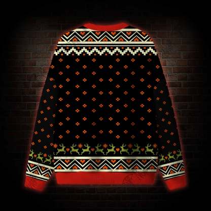 Hail Santa Retro Ugly Sweatshirts