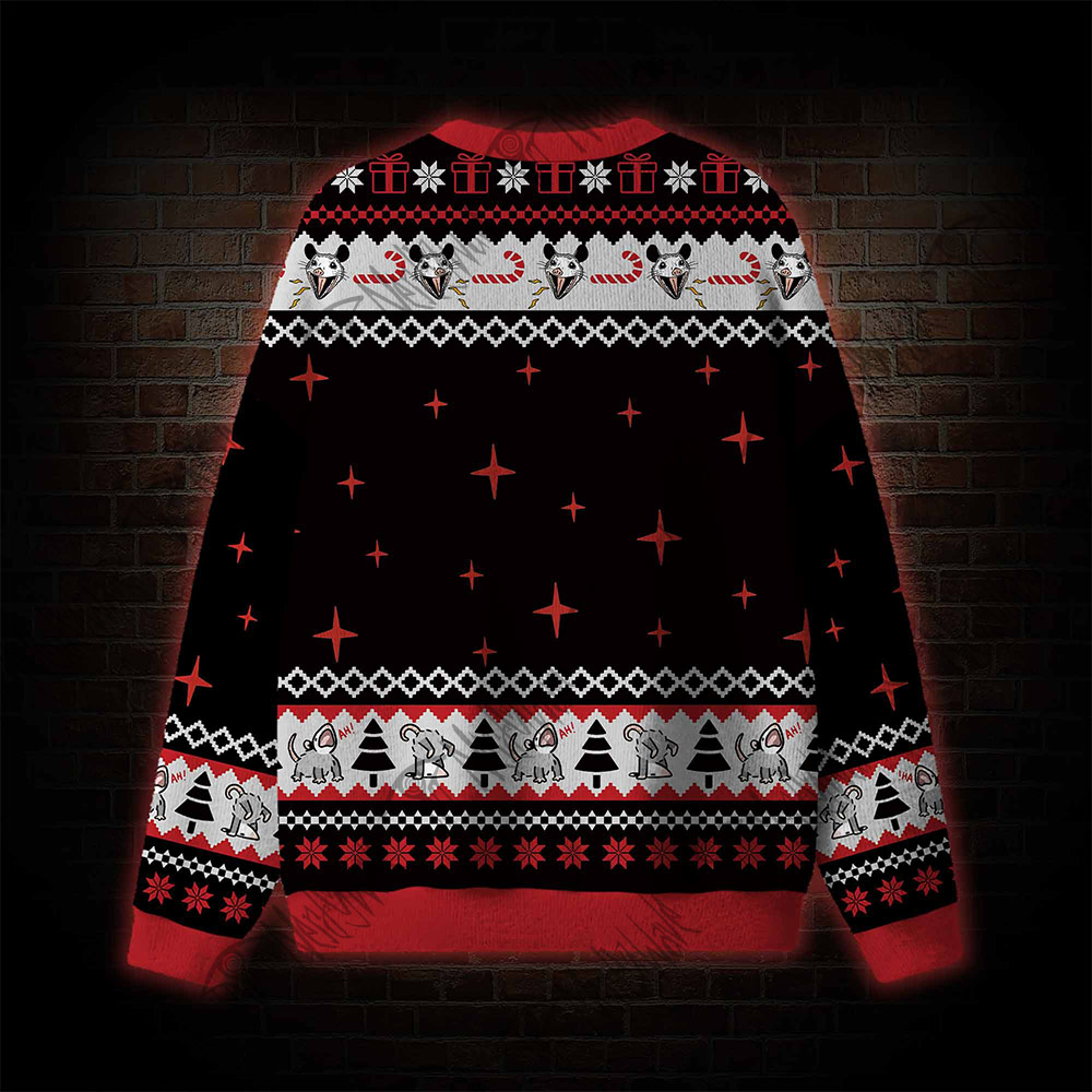 Festive But Feral Ugly Sweatshirts