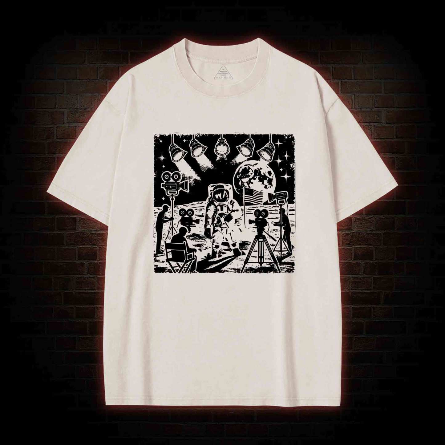Moon Landing Washed T-shirt