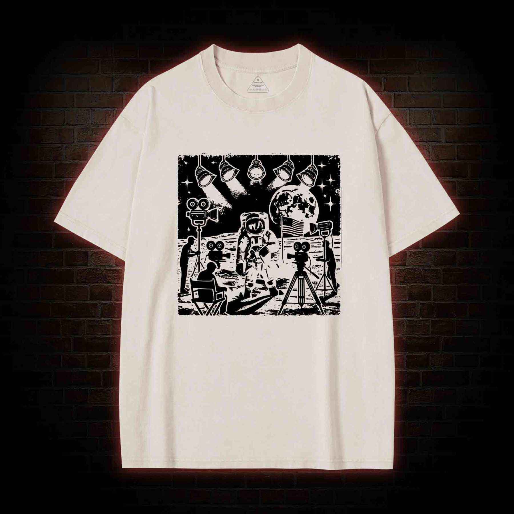 Moon Landing Washed T-shirt