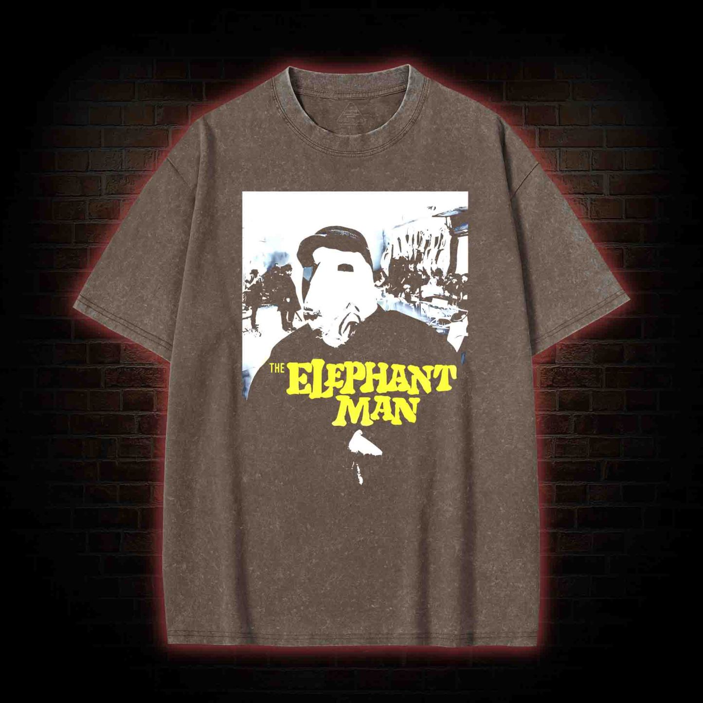 The Elephant Man Washed T-shirt