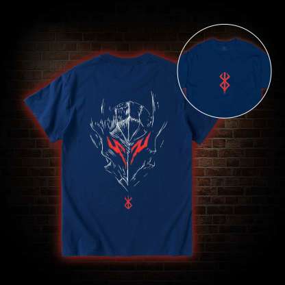 Berserker Mask Back Print T-Shirt