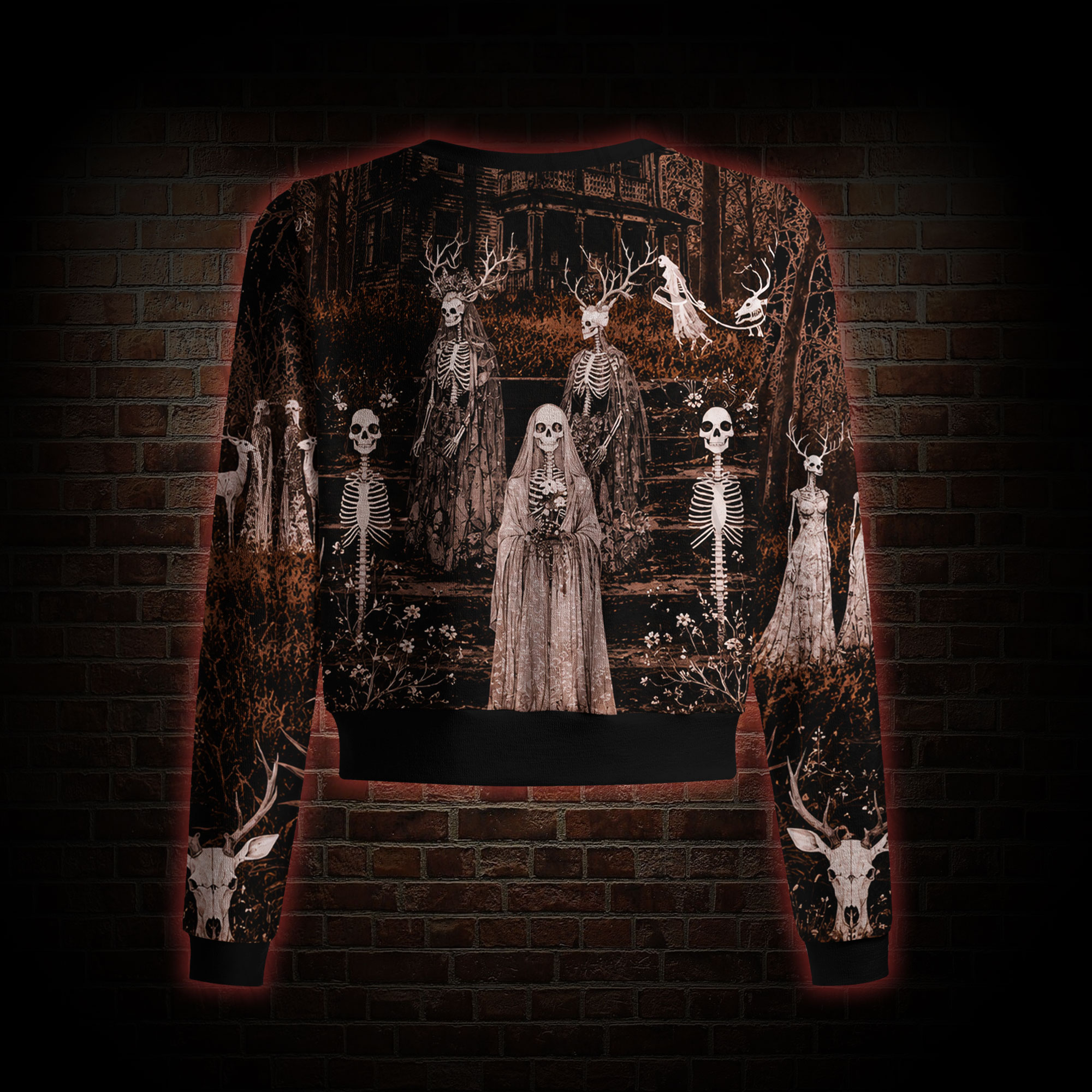 The Skeleton Bride Women's Cardigan Sweater