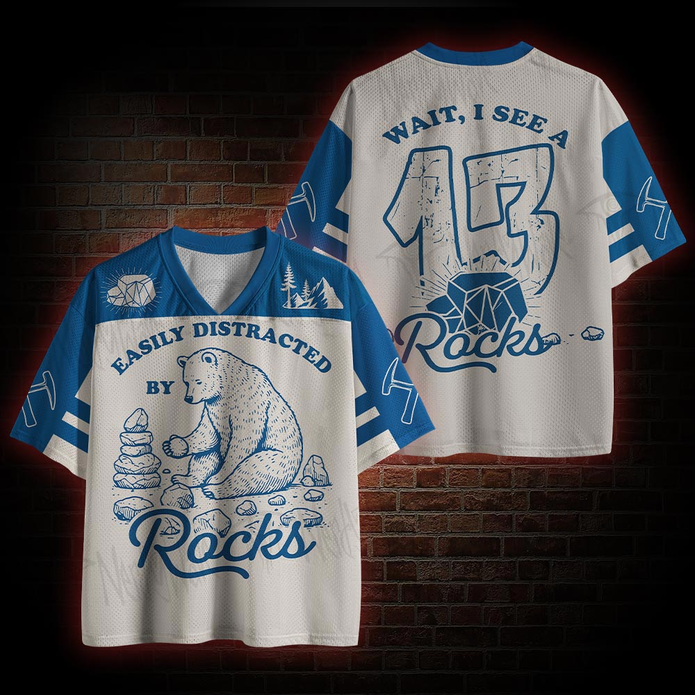 Wait I See A Rocks Mesh Jersey
