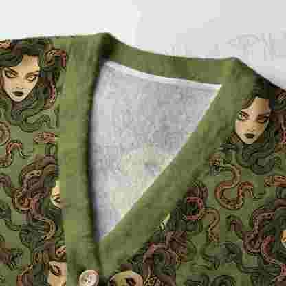 Medusa Serpent Women's Cardigan Sweater