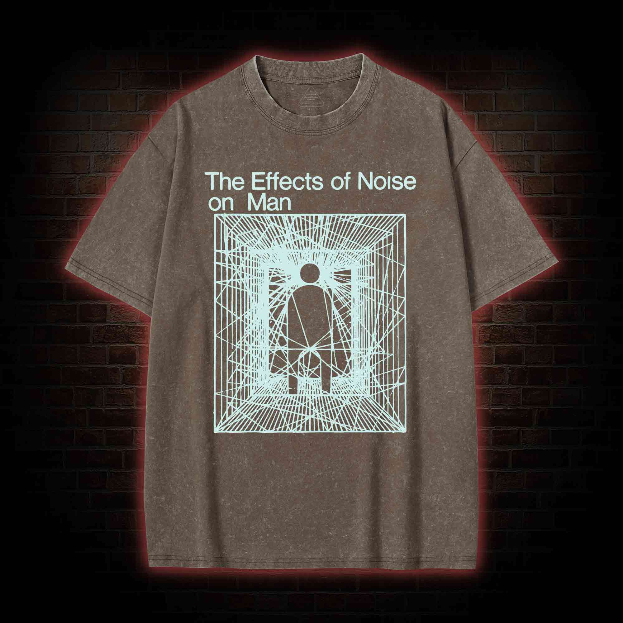 The Effects Of Noise On Men Washed T-shirt
