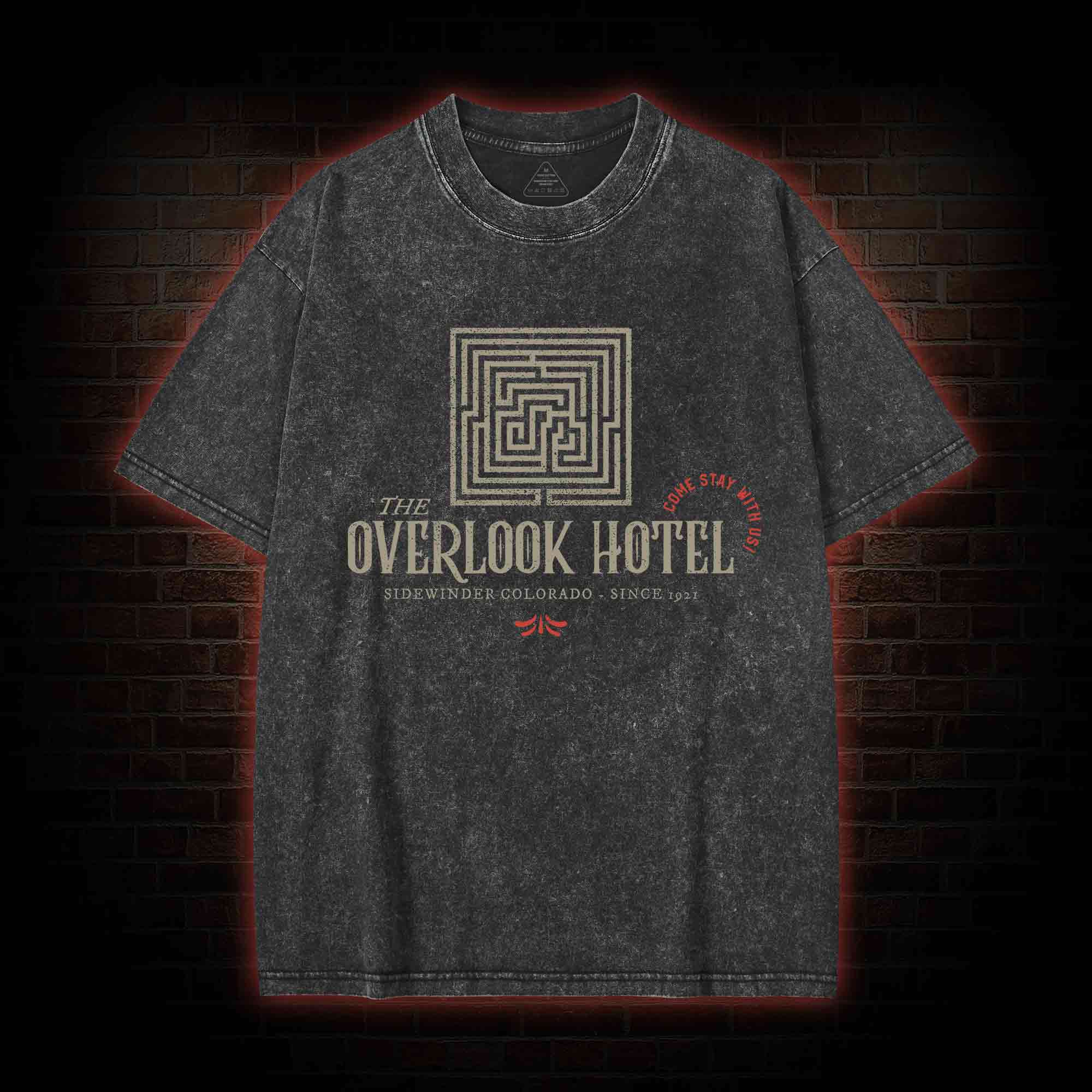 Overlook Hotel Washed T-shirt