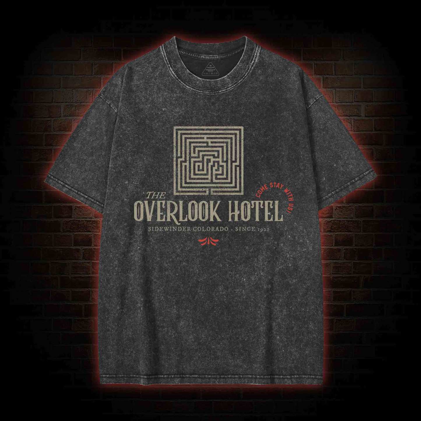 Overlook Hotel Washed T-shirt
