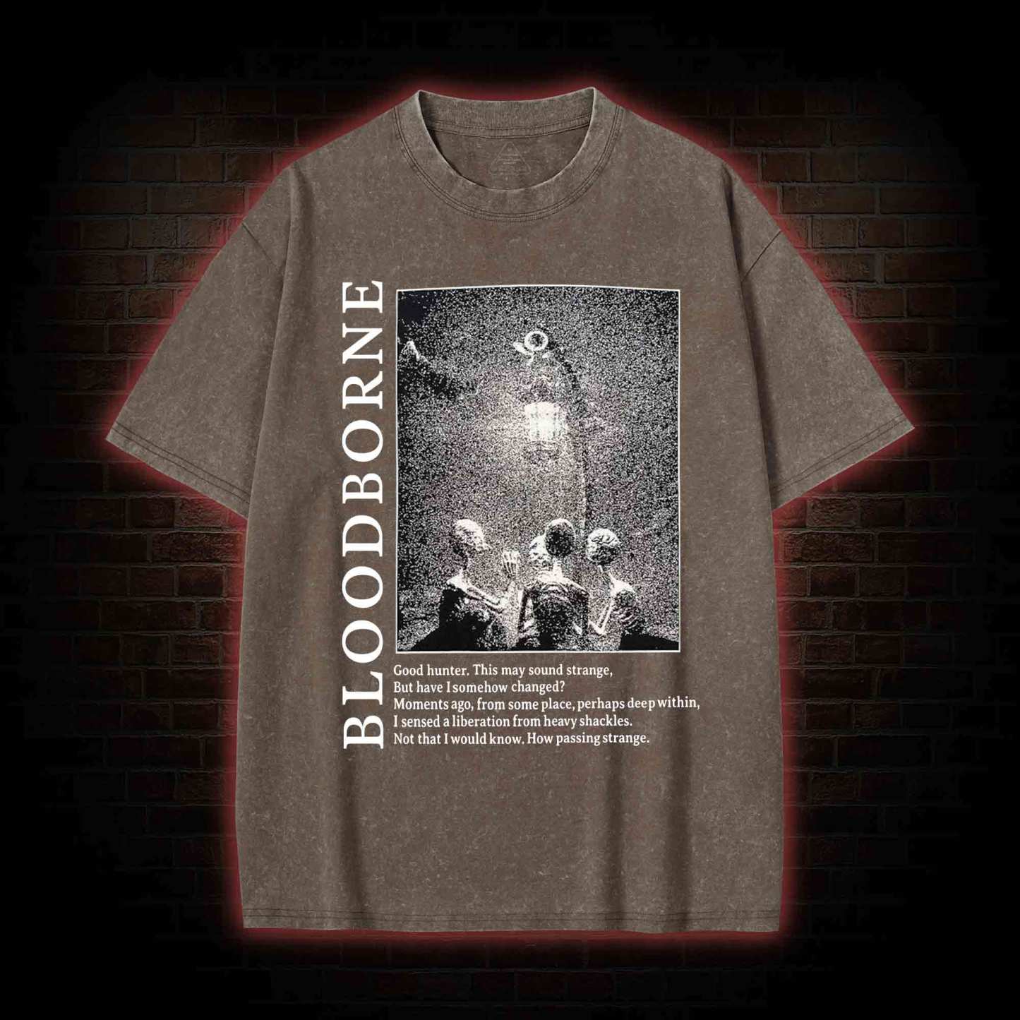 Hunter and Lamp Messengers Washed T-shirt