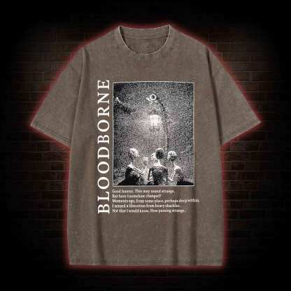 Hunter and Lamp Messengers Washed T-shirt