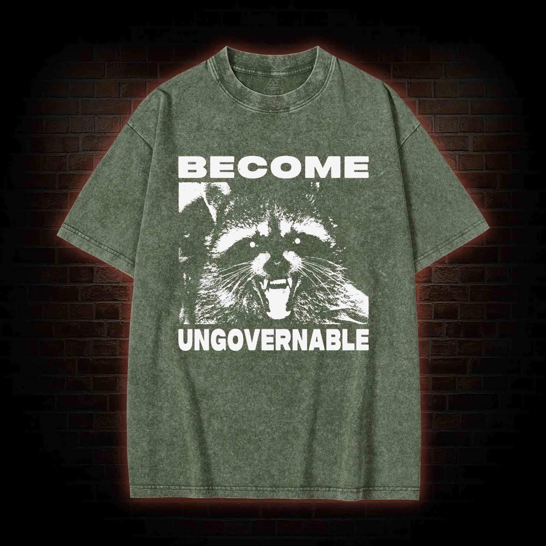 Become Ungovernable Washed T-shirt