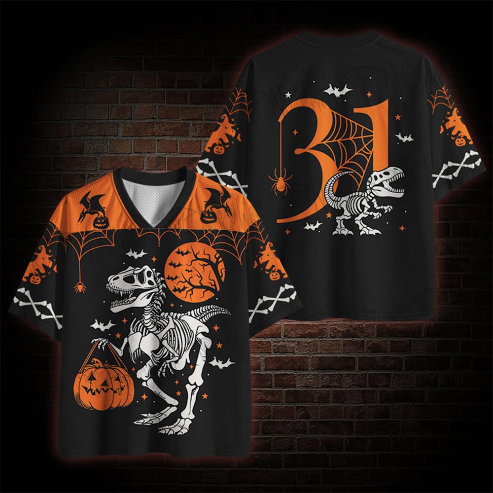 Dinosaur Skeleton Mesh Jersey