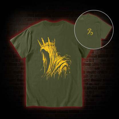 The King in Yellow Cthulhu Back Print T-Shirt