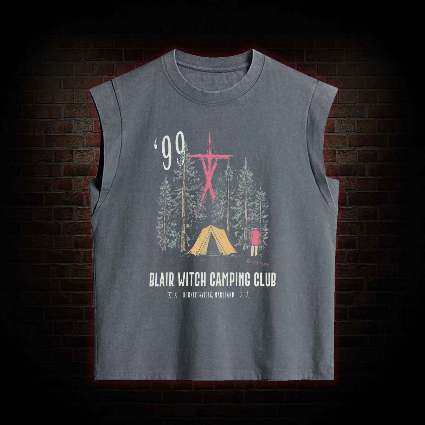 Witch Camping Women's Washed Tank Top