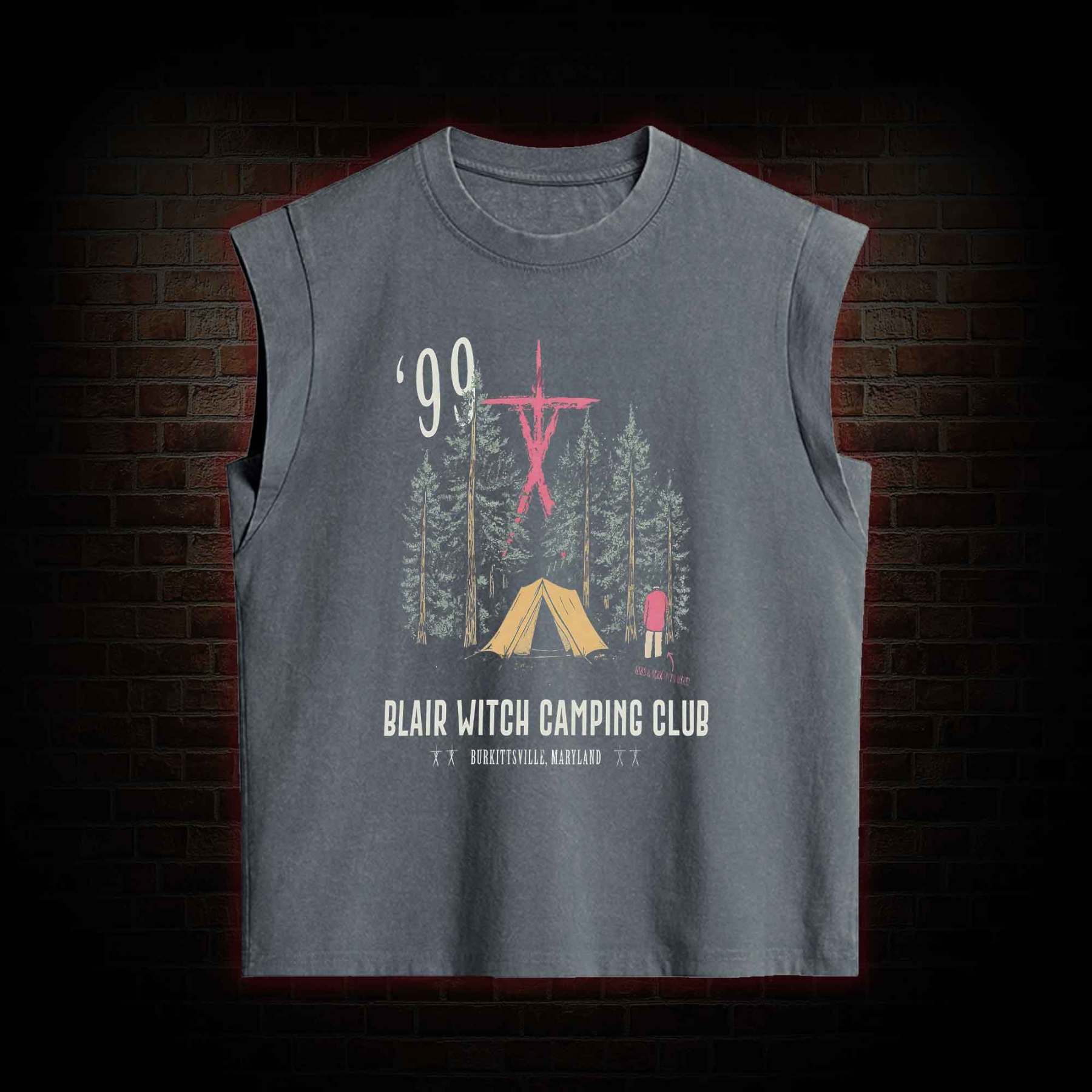 Witch Camping Women's Washed Tank Top