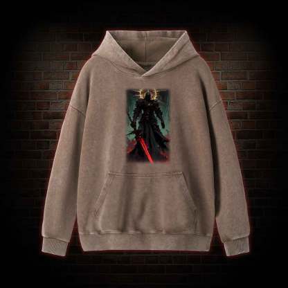Dark Knight With Light Washed Hoodie