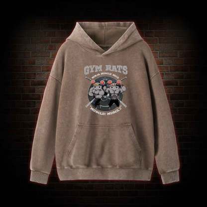 Gym Rats Washed Hoodie