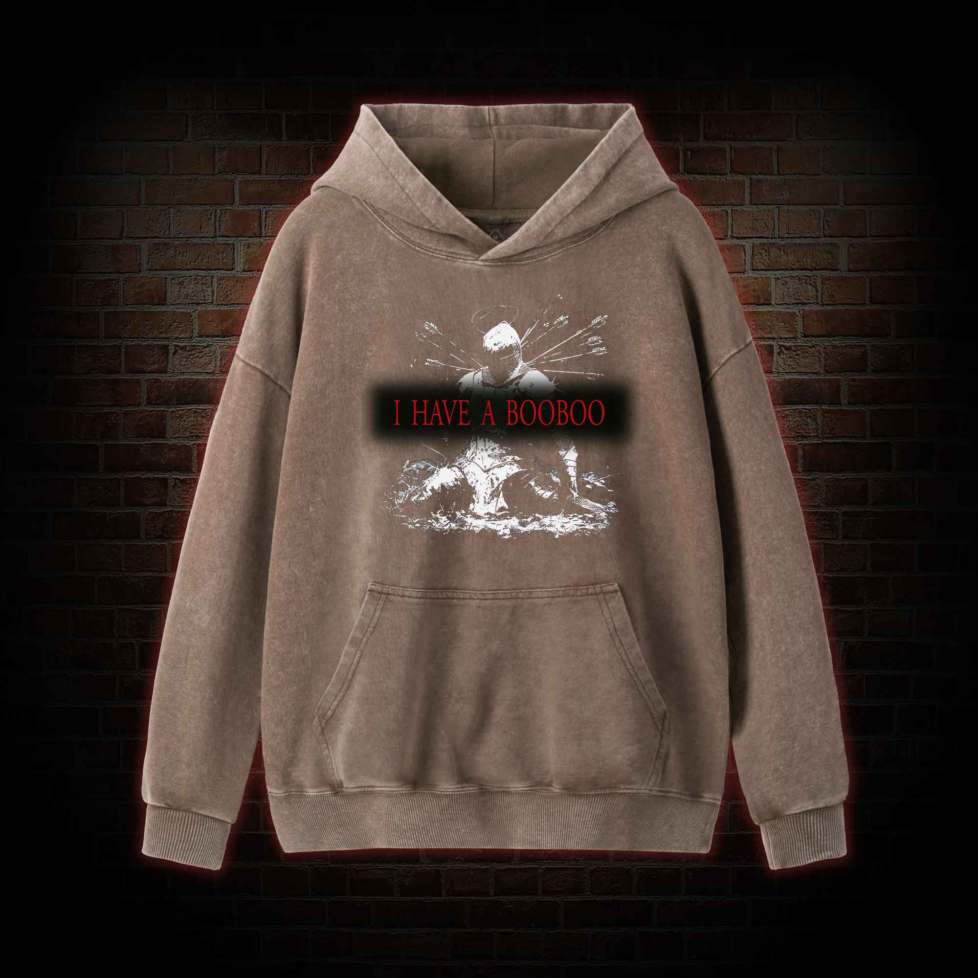 I Have a Booboo Washed Hoodie