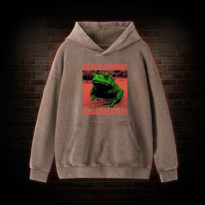 I’m Built Different Washed Hoodie