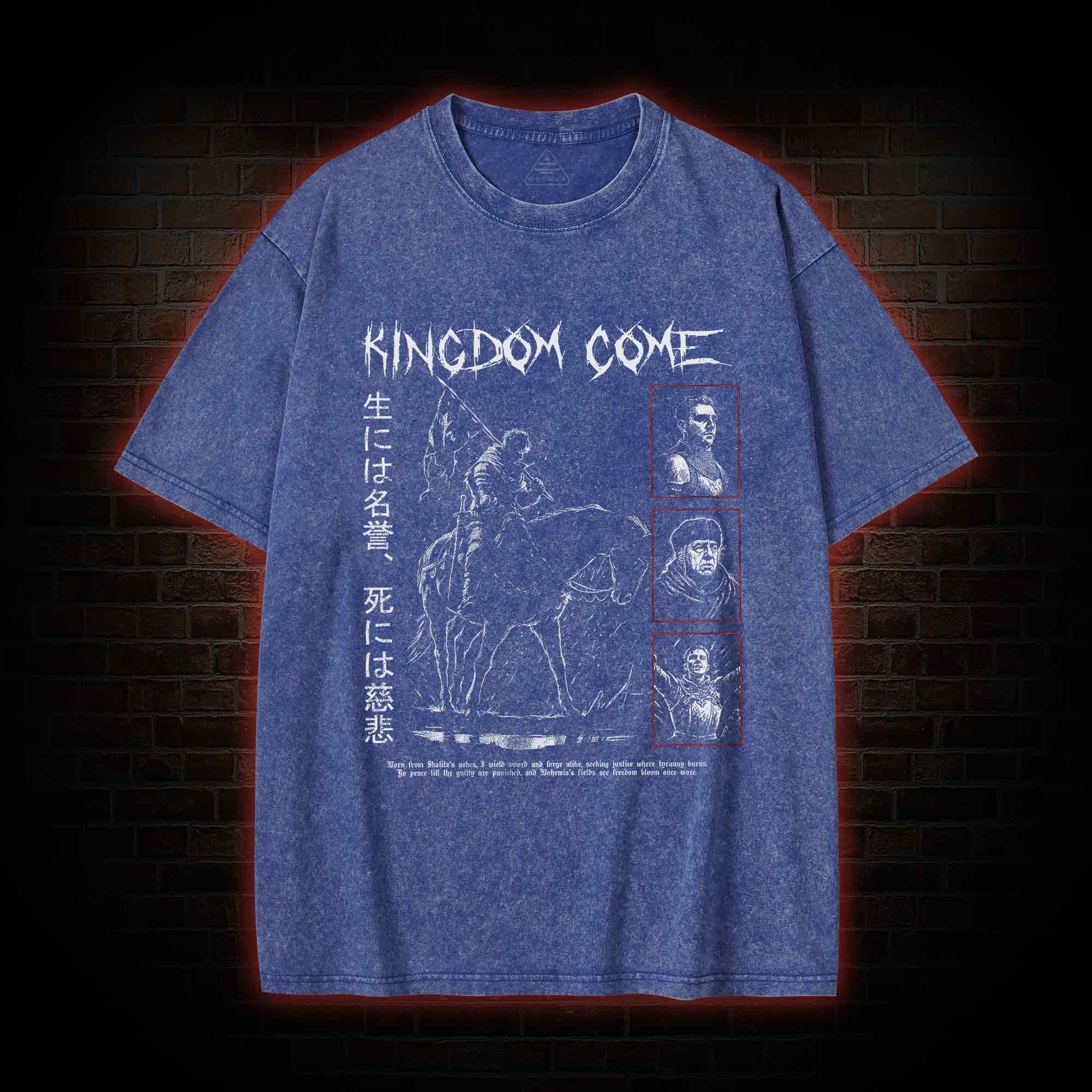 Medieval Warrior Washed T-shirt