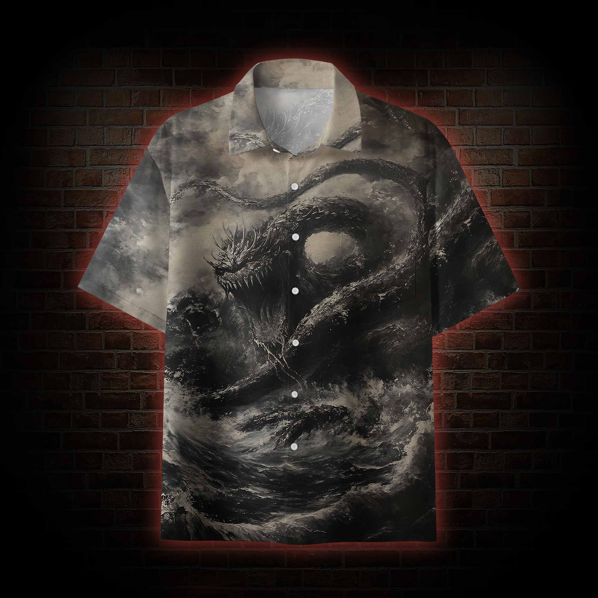 Sea Monster Button-up Shirt