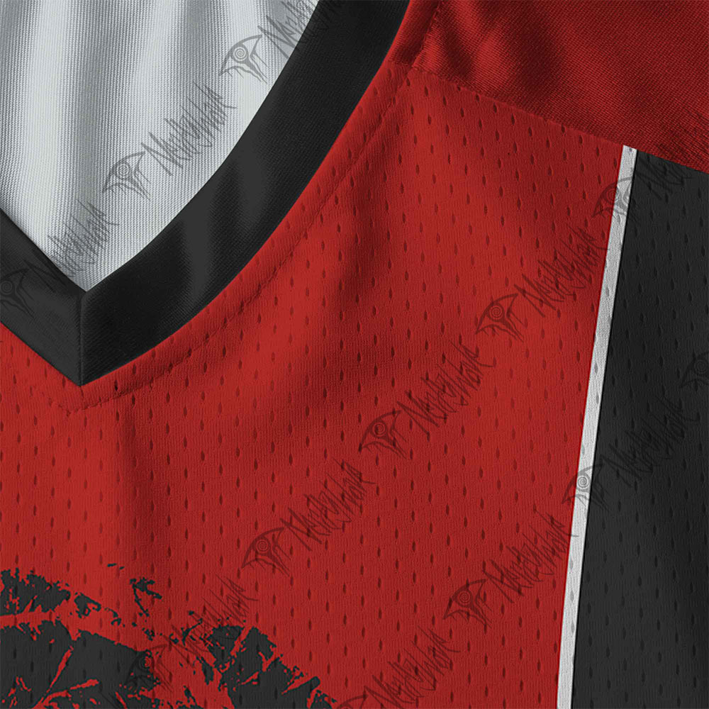 Warrior V-Neck Long Sleeve Jersey