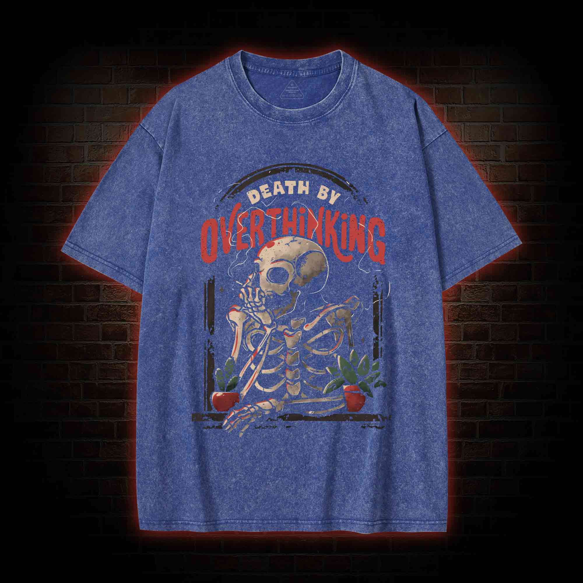 Death By Overthinking Washed T-shirt