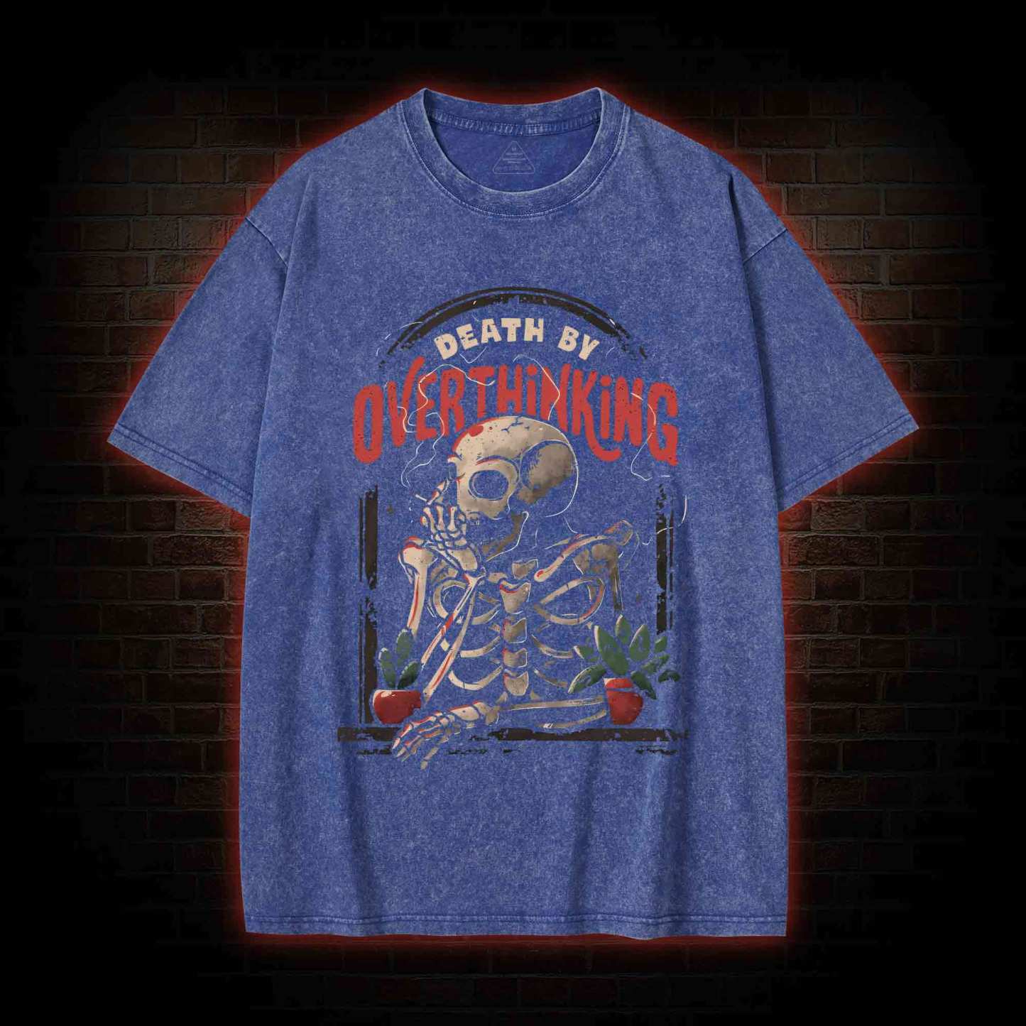 Death By Overthinking Washed T-shirt