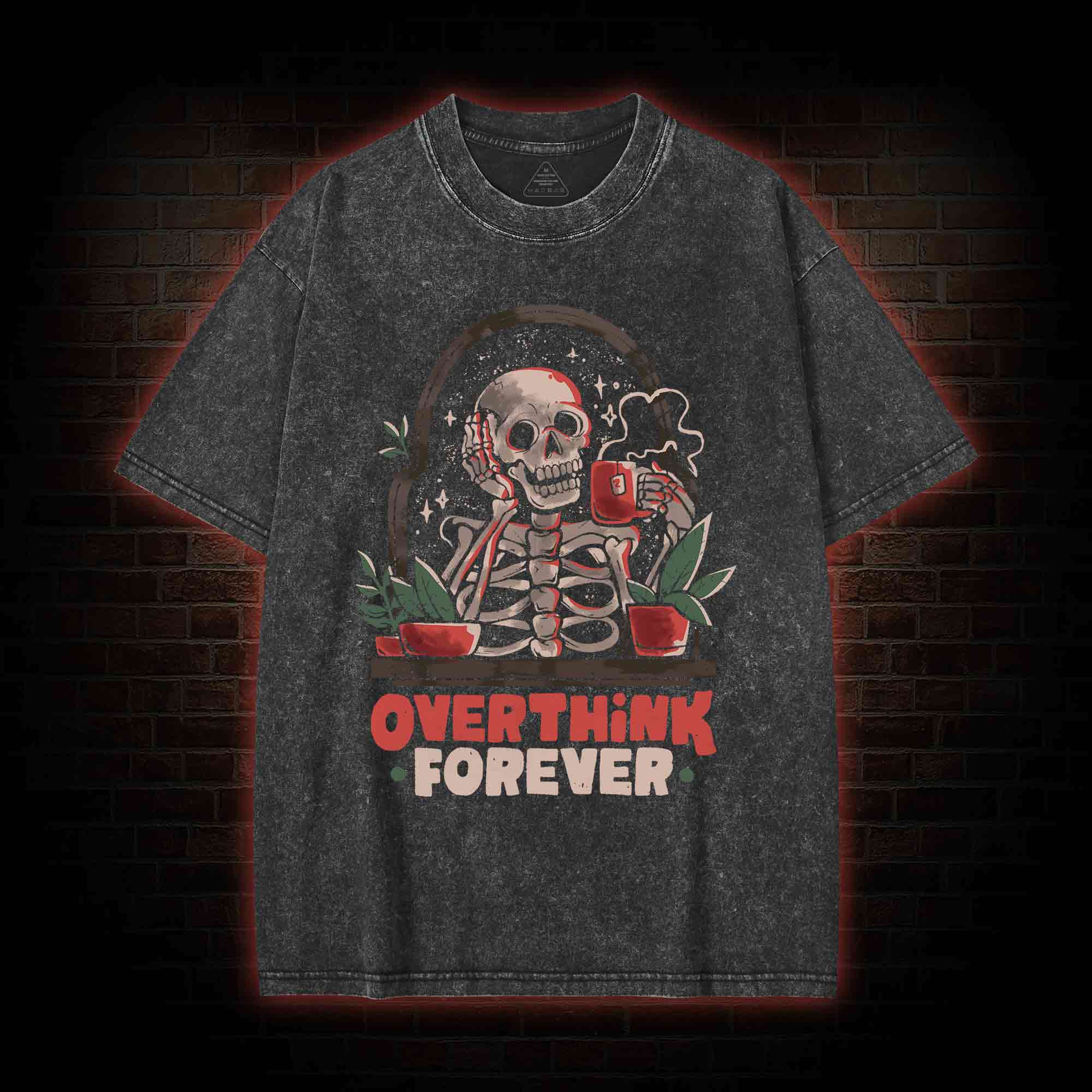 Overthinking Forever Washed T-shirt