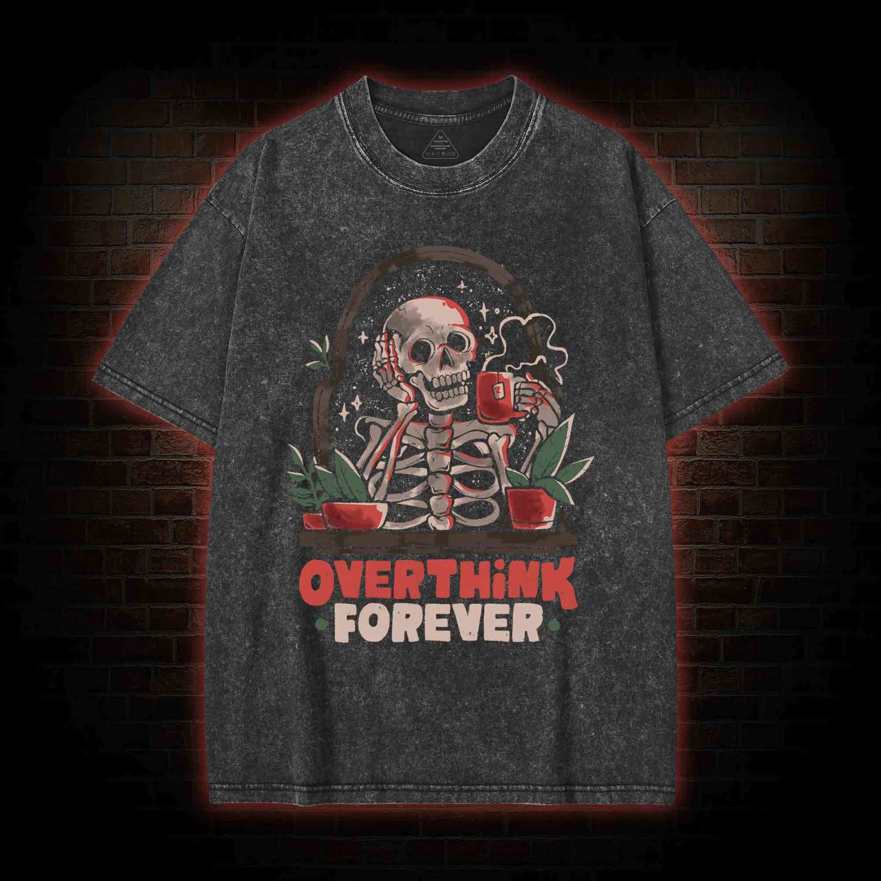 Overthinking Forever Washed T-shirt