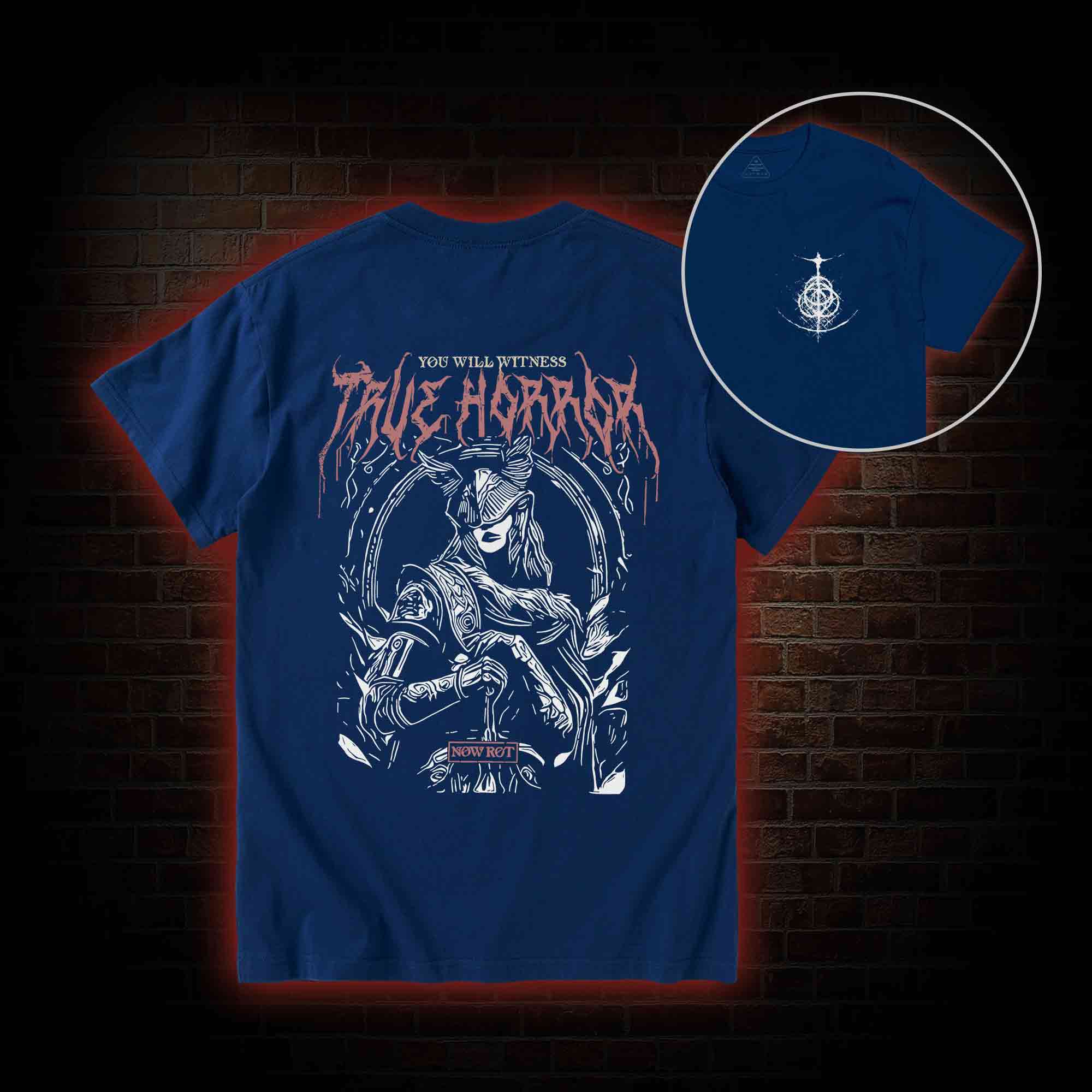 True Horror Back Print T-Shirt