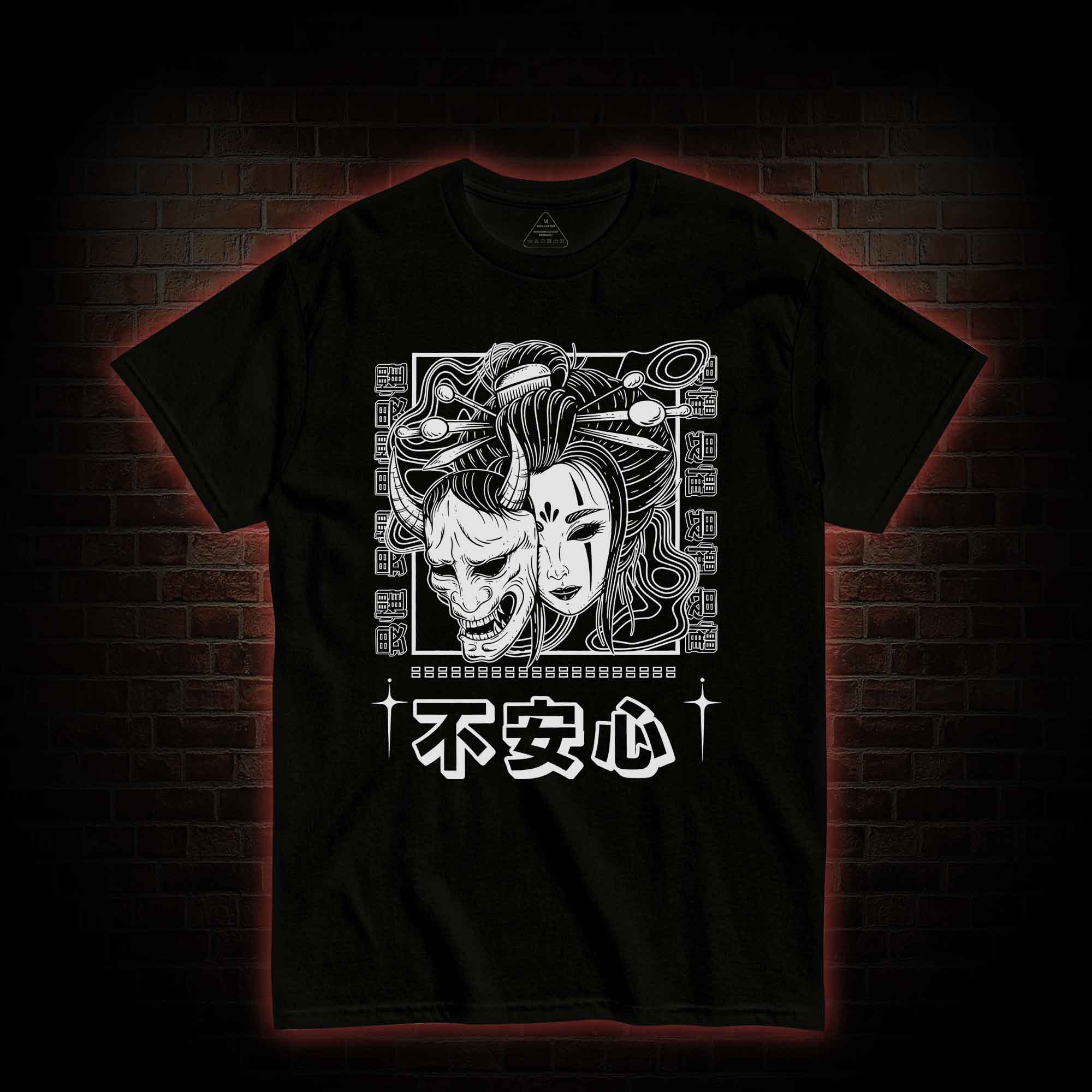 Geisha Woman Mask T-shirt 