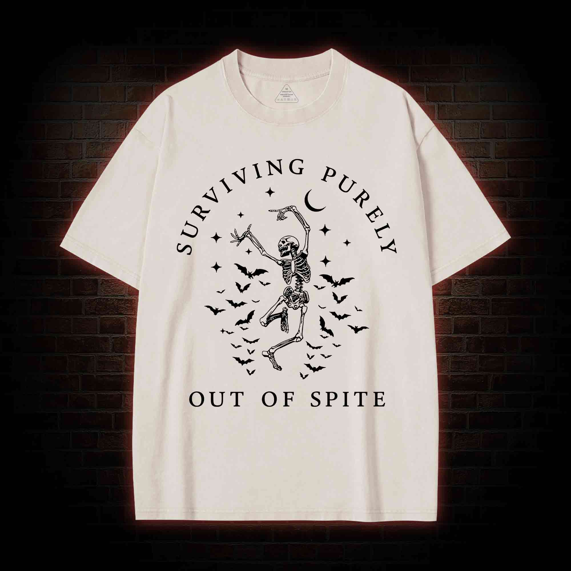 Surviving Purely Out Of Spite Washed T-shirt