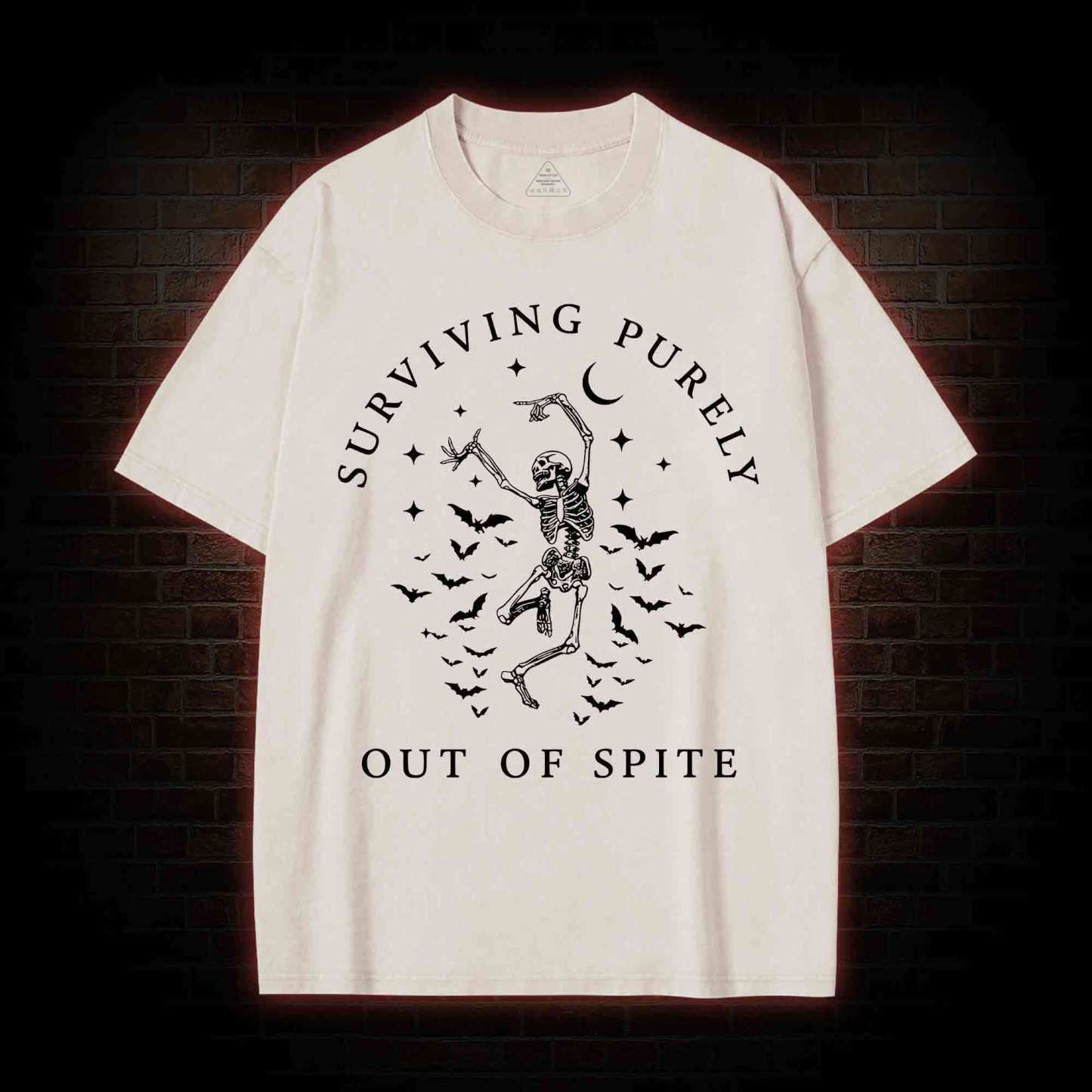 Surviving Purely Out Of Spite Washed T-shirt