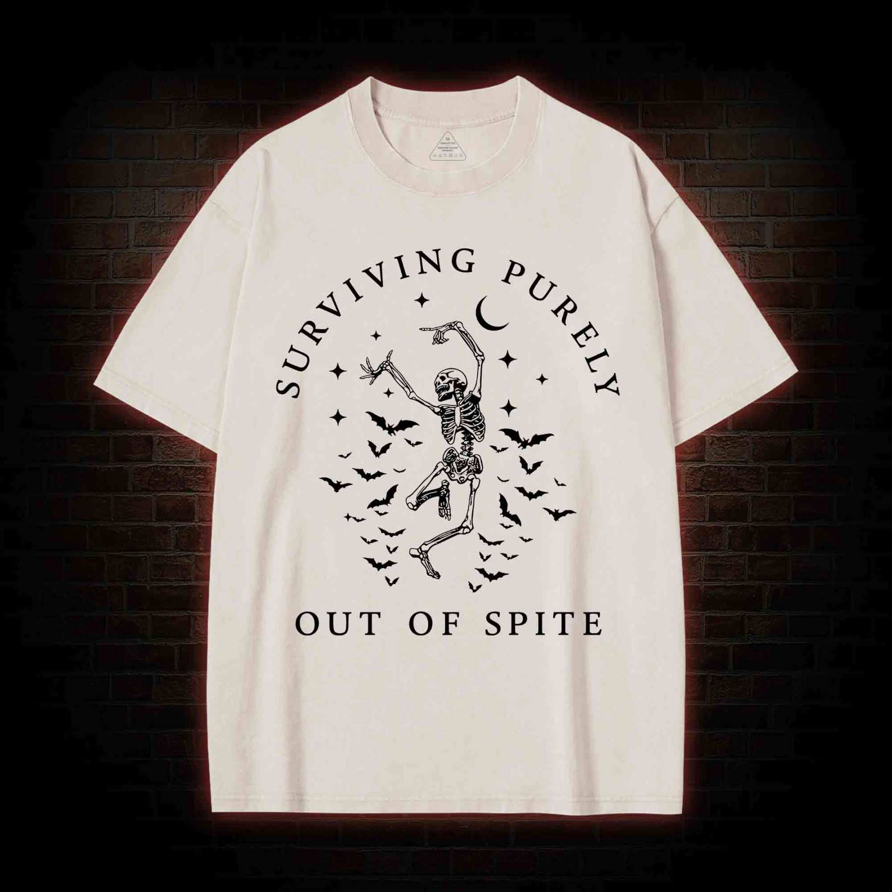 Surviving Purely Out Of Spite Washed T-shirt