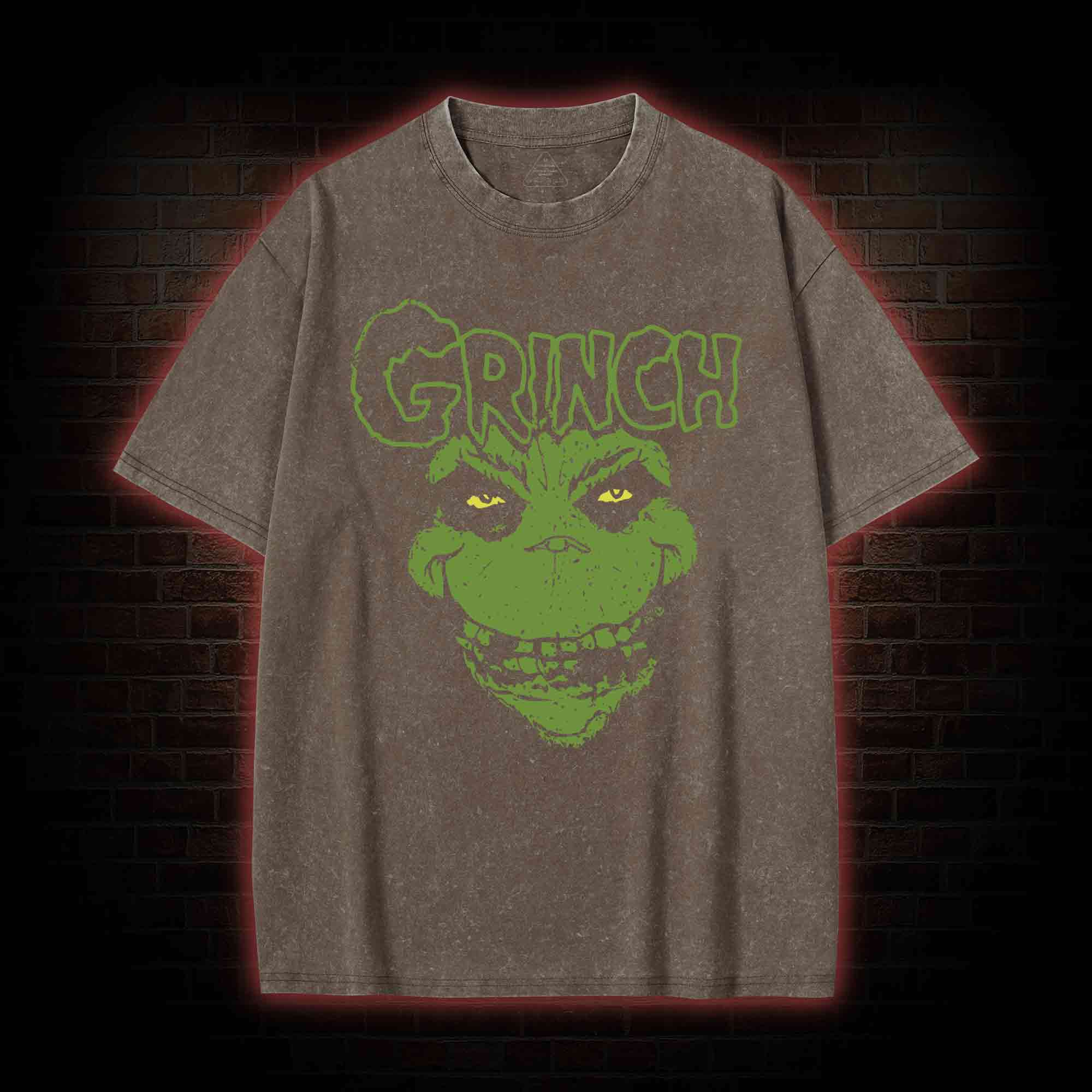 Vintage Grinch Washed T-shirt