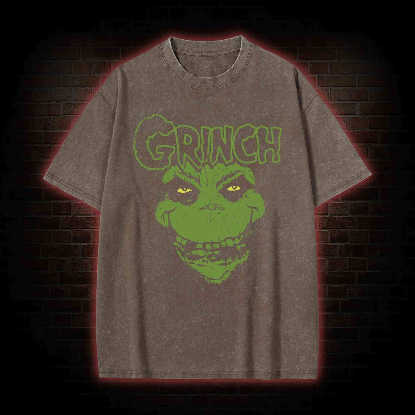 Vintage Grinch Washed T-shirt