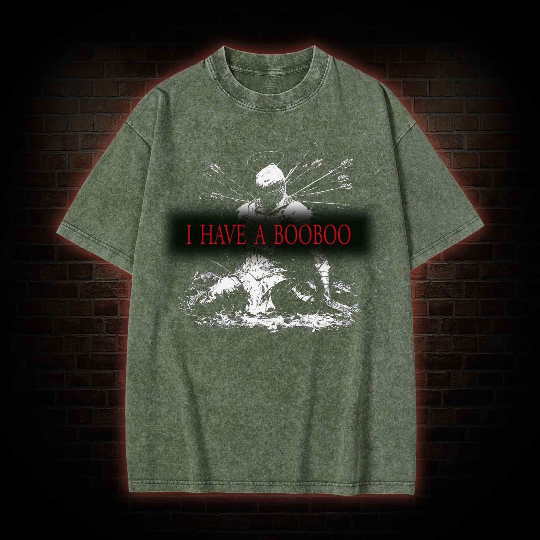 I Have a Booboo Washed T-shirt