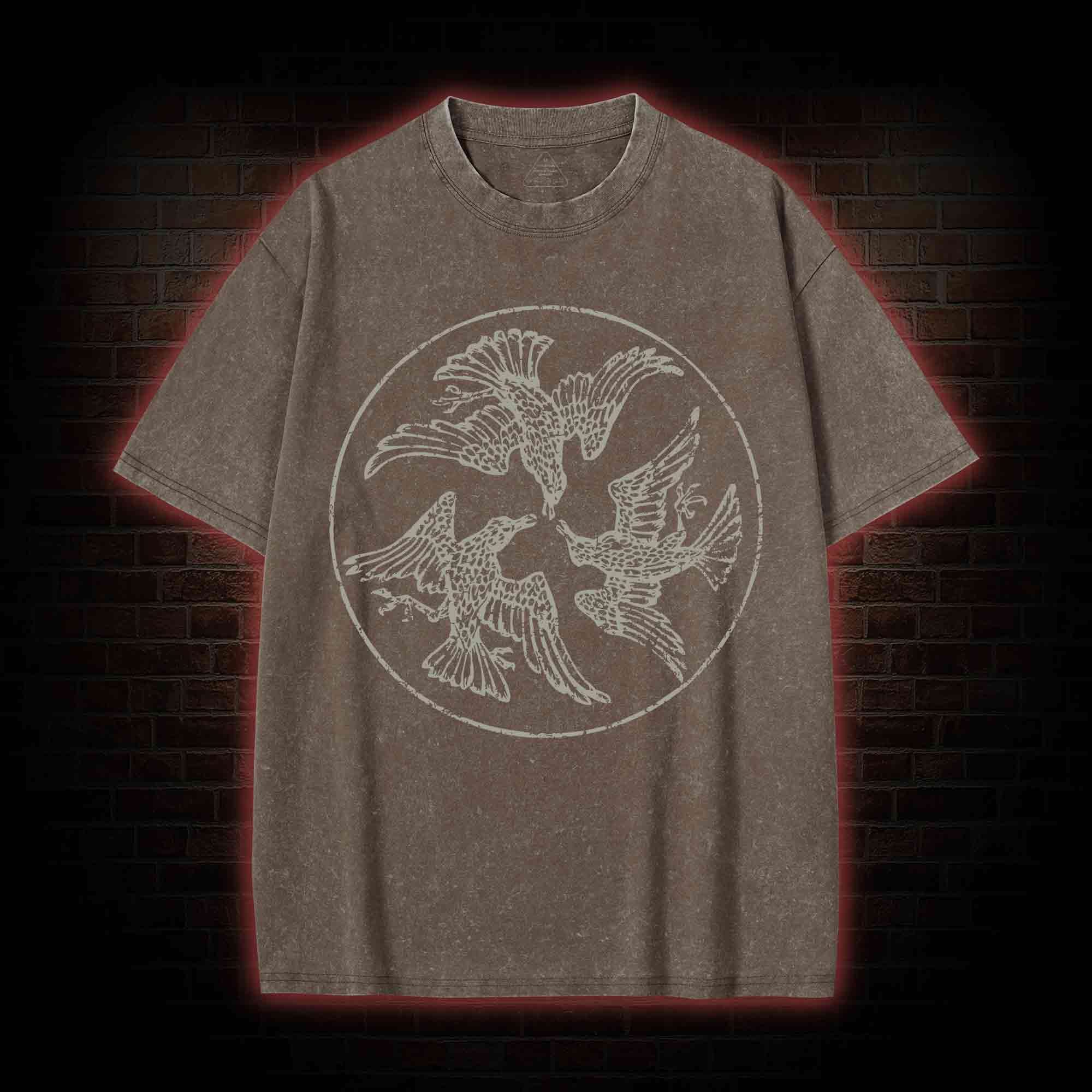 Three Ravens Washed T-shirt